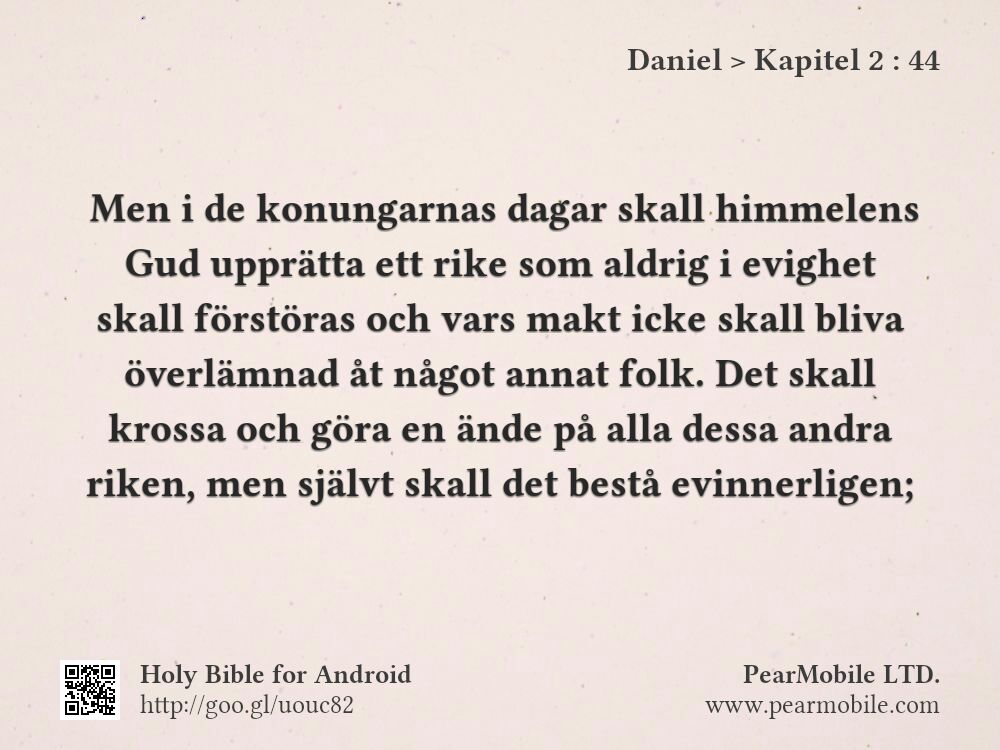 Daniel, Kapitel 2:44